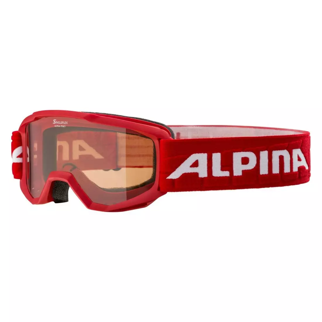 Lyžiarske / snowboardové okuliare ALPINA JUNIOR PINEY RED A7268451