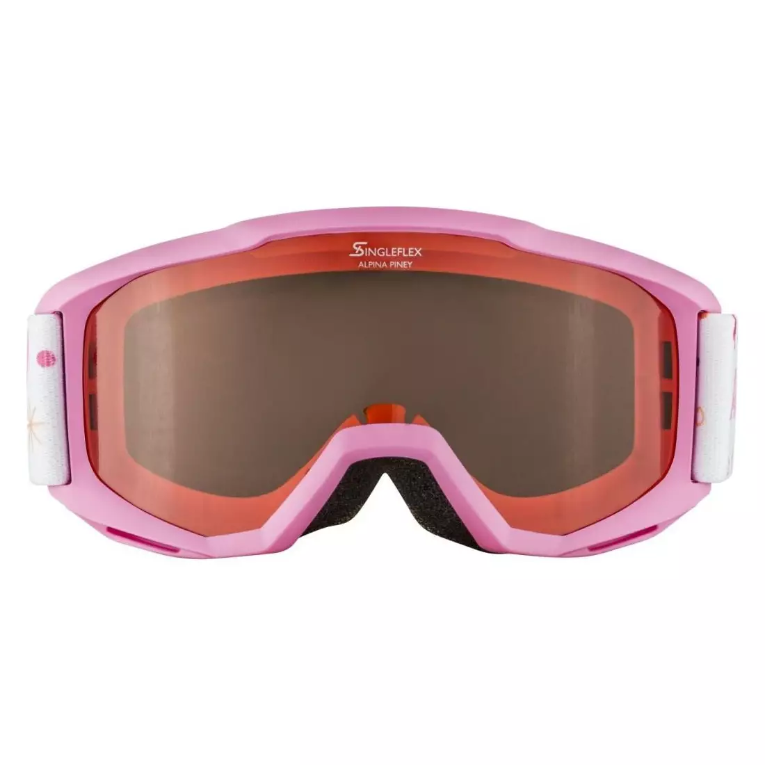 Lyžiarske / snowboardové okuliare ALPINA JUNIOR PINEY ROSE-ROSE A7268458