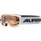 Lyžiarske / snowboardové okuliare ALPINA JUNIOR PINEY WHITE A7268411