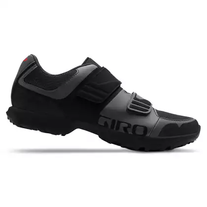 Pánska turistická obuv na bicykel GIRO BERM dark shadow black 