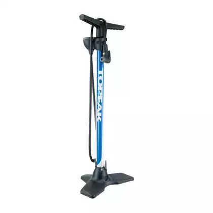 TOPEAK cyklistická podlahová pumpa JOE BLOW RACE, modrá T-TJB-RC1BU