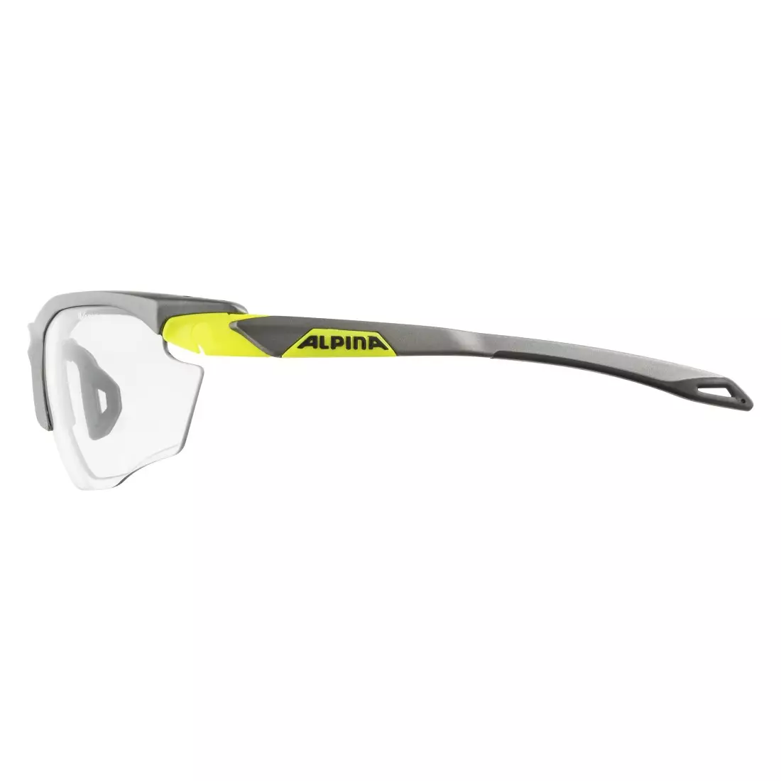 ALPINA fotochromatické športové okuliare twist five HR VL+ tin matt- neon yellow A8592126