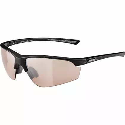 ALPINA športové okuliare 3 vymeniteľné šošovky TRI-EFFECT 2.0 BLACK MATT BLK MIRR S3/CLEAR S0/ORANGE MIRR S2 A8604331