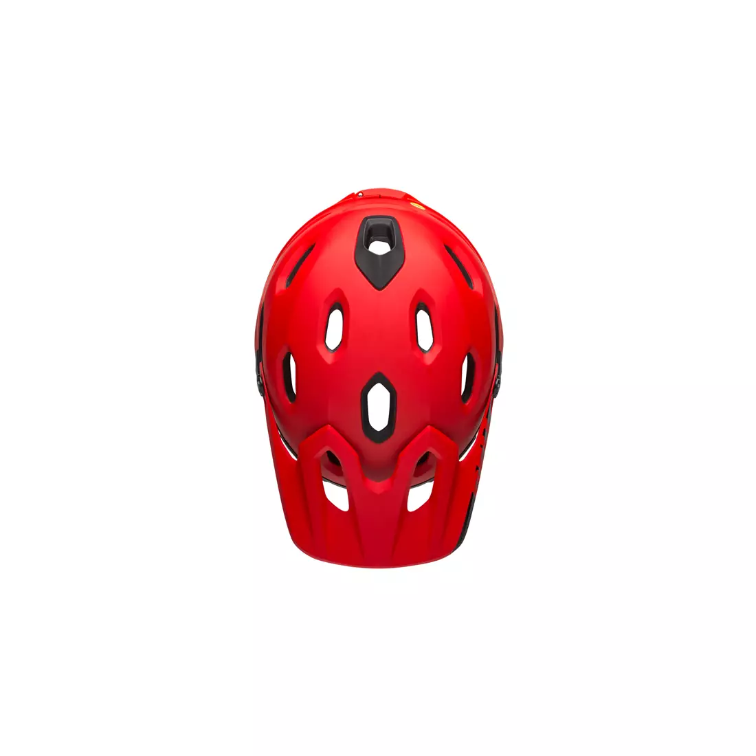 BELL SUPER DH MIPS SPHERICAL celotvárová cyklistická prilba, matte gloss crimson black