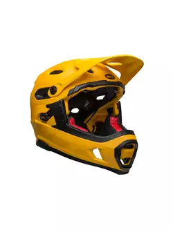 BELL SUPER DH MIPS SPHERICAL celotvárová cyklistická prilba, matte gloss yellow black