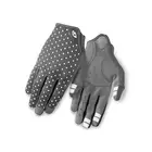 GIRO dámske cyklistické rukavice la dnd dlhý prst dark shadow white dots GR-7058828