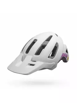 Juniorská cyklistická prilba BELL NOMAD JR matte white purple 