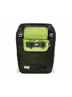 Jeden cestovný kufrík / batoh  BASIL MILES DAYPACK 17L, Upevnenie háčika systému Hook-On, vodeodolný polyester, čierna  BAS-17750