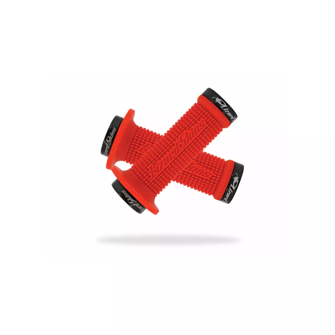 LIZARDSKINS rukoväte riadidiel so sponami mini machine lock-on 105mm červená LZS-LOBDS500
