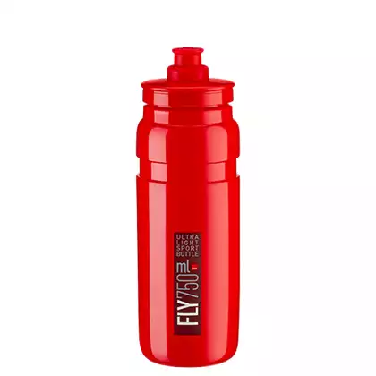 ELITE FLY Cyklistická fľaša na vodu 750 ml, Červená