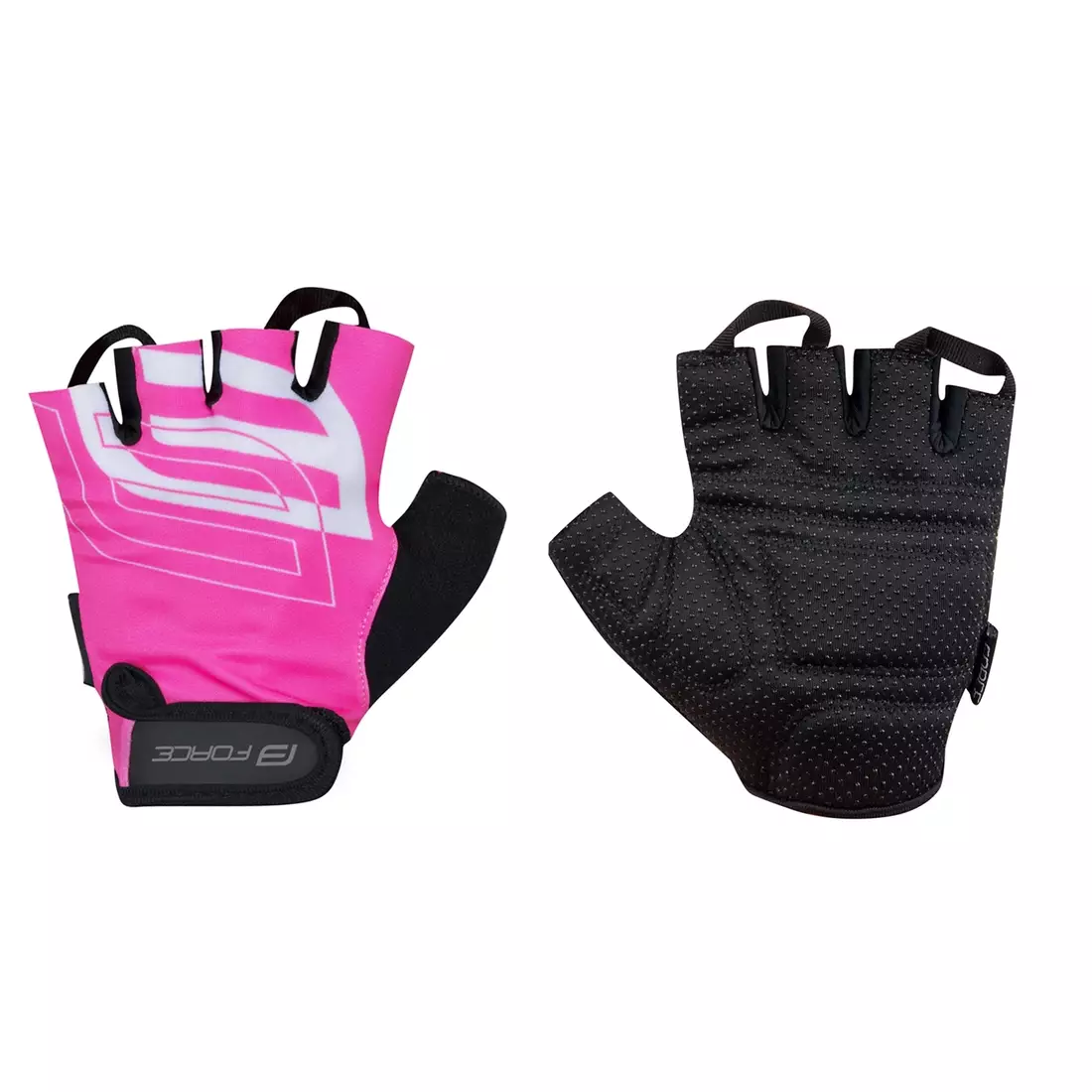 FORCE dámske cyklistické rukavice sport pink 905575-L