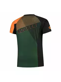 ROGELLI Adventure 060.113 męska koszulka rowerowa MTB zielony-czarny-pomarańcz