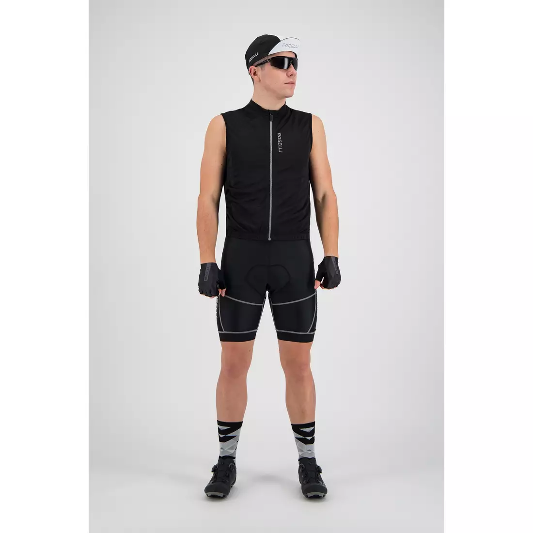 ROGELLI Breeze cyklistický dres, čierny 001.022