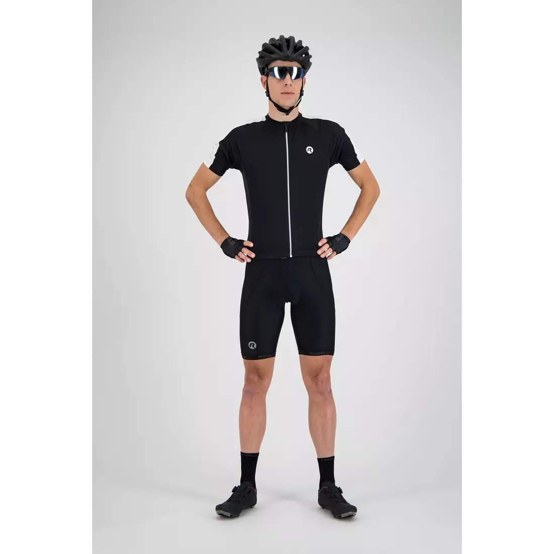 ROGELLI EXPLORE pánsky cyklistický dres, čierna