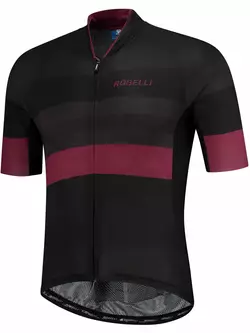 ROGELLI Peak cyklistický dres čierno-gaštanový 001.328