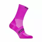 ROGELLI RCS-08 cyklistické ponožky 007.142 Magenta / ružová