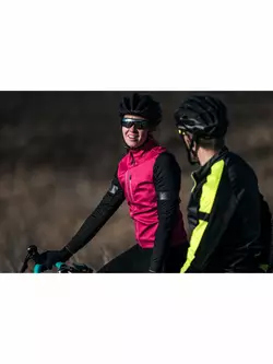 ROGELLI TRANSITION 010.315 dámska nezateplená cyklistická bunda ružová 