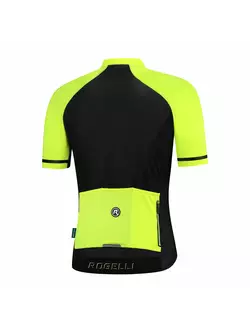 Rogelli Evo 001.093 Pánsky cyklistický dres čierna/Fluor 