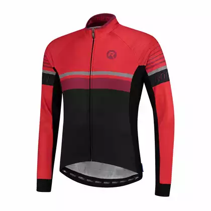 Rogelli HERO 001.267 Bluza rowerowa Hero Czarny/Czerwony/Bordowy 