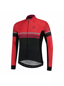 Rogelli HERO 001.267 Cyklistický dres, čierny / červený / bordový