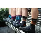 Rogelli HERO cyklistické ponožky 007.903 čierna/modrá