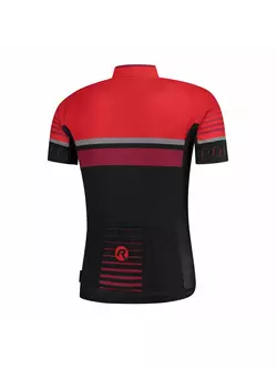 Rogelli HERO pánsky cyklistický dres čierna / červená / bordová 001.263