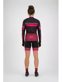 Rogelli Impress 010.191 Dámsky cyklistický dres bordový / ružový