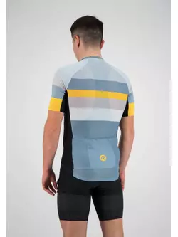 Rogelli PEAK 001.329 pánsky cyklistický dres sivý / oranžový