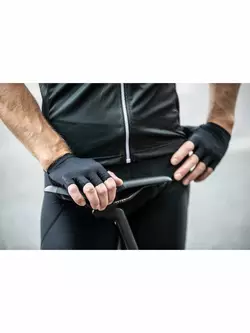 Rogelli Pure Cyklistické rukavice čierne 006.390