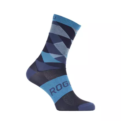 Rogelli SCALE RCS-14 cyklistické ponožky 007.154 modrá