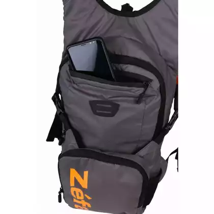 ZEFAL cyklistický batoh s vodným vakom hydro xc šedo-oranžová ZF-7056