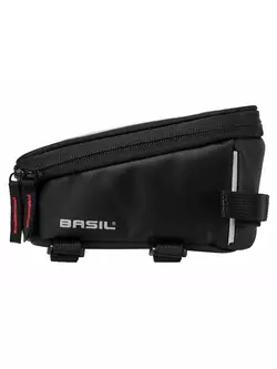 BASIL SPORT DESIGN FRAME BAG 1L, Vodotesná taška na rám bicykla čierna BAS-17748