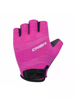 CHIBA LADY SUPER LIGHT dámske cyklistické rukavice, ružové 3090220