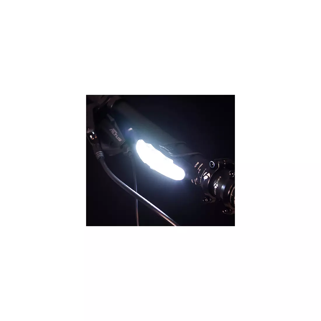 Predné svietidlo na bicykel SPANNINGA ARCO XB 80 lúmenov usb čierna (NEW) SNG-999174