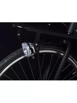 Predné svietidlo na bicykel SPANNINGA SWINGO XB 10 luxov/50 lúmenov+ batérie chrom (NEW) SNG-H070017