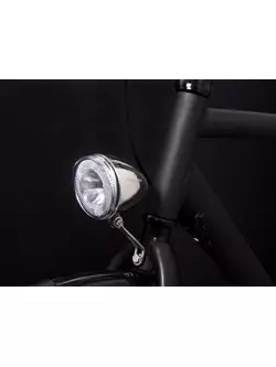 Predné svietidlo na bicykel SPANNINGA SWINGO XDO 10 luxov / 50 lúmenov pod dynamom chrom (NEW) SNG-H070309