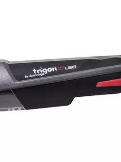Predné svietidlo na bicykel SPANNINGA TRIGON 15 lux/80 lumenov USB čierna SNG-999154