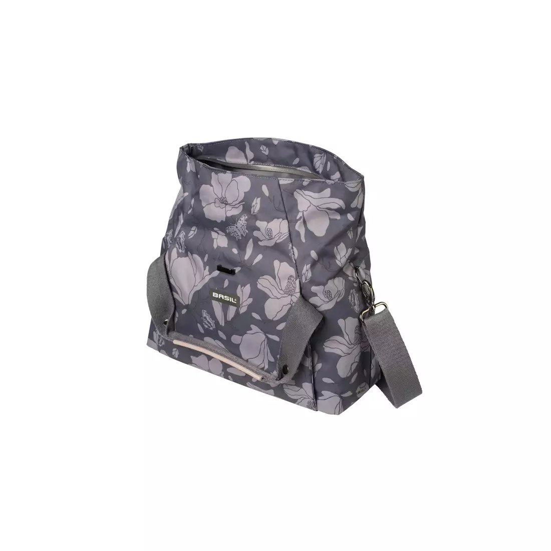 Taška na riadidlá BASIL MAGNOLIA CITY BAG 7L, vodeodolný polyester, blackberry  BAS-17682