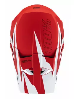 100% cyklistická prilba full face aircraft composite červená STO-80004-366-09