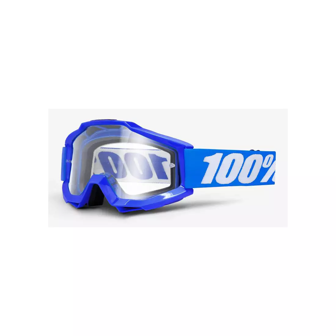100% cyklistické okuliare accuri reflex blue (číre Anti-Fog sklá) STO-50200-002-02