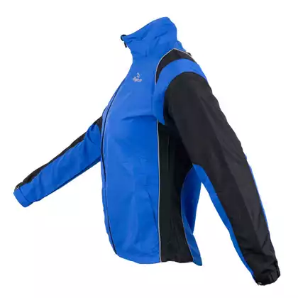 ROGELLI RUN ELVI - ultraľahká dámska bunda do dažďa, modro-čierna
