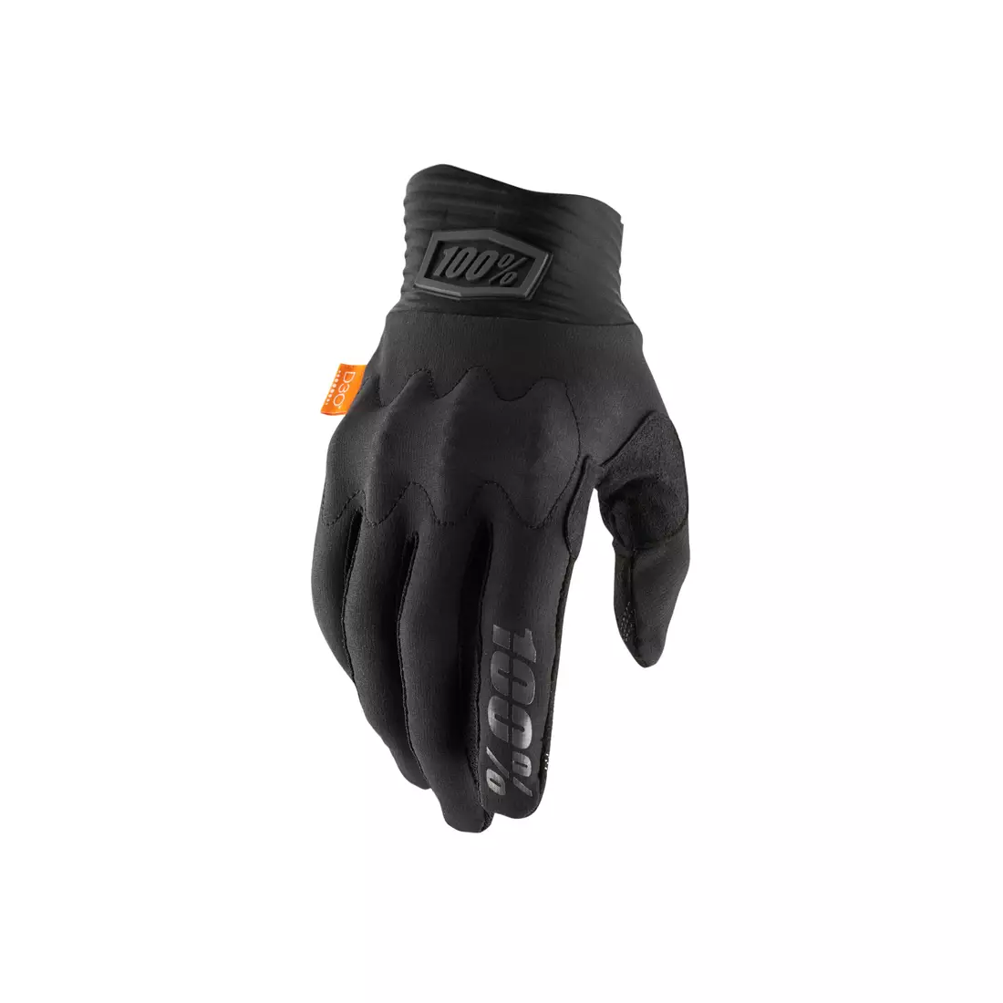 100% Cyklistické rukavice Cognito čierne STO-10013-057-12