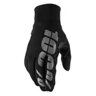 100% cyklistické rukavice hydromatic čierna STO-10011-001-12