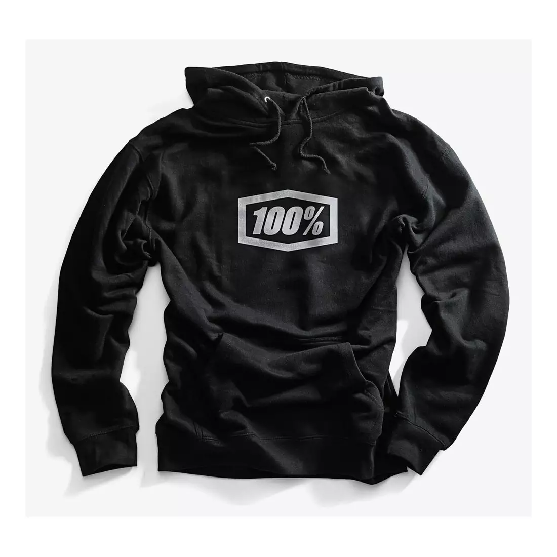 100% pánska športová mikina essential hooded pullover black STO-36007-001-10