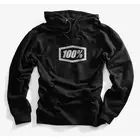 100% pánska športová mikina essential hooded pullover black STO-36007-001-10