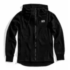 100% pánska športová mikina stratosphere hooded zip tech fleece black STO-37003-001-10