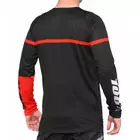 100% pánske tričko s dlhým rukávom r-core red black STO-41104-013-10