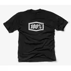100% pánske tričko s krátkym rukávom essential black STO-32016-001-14