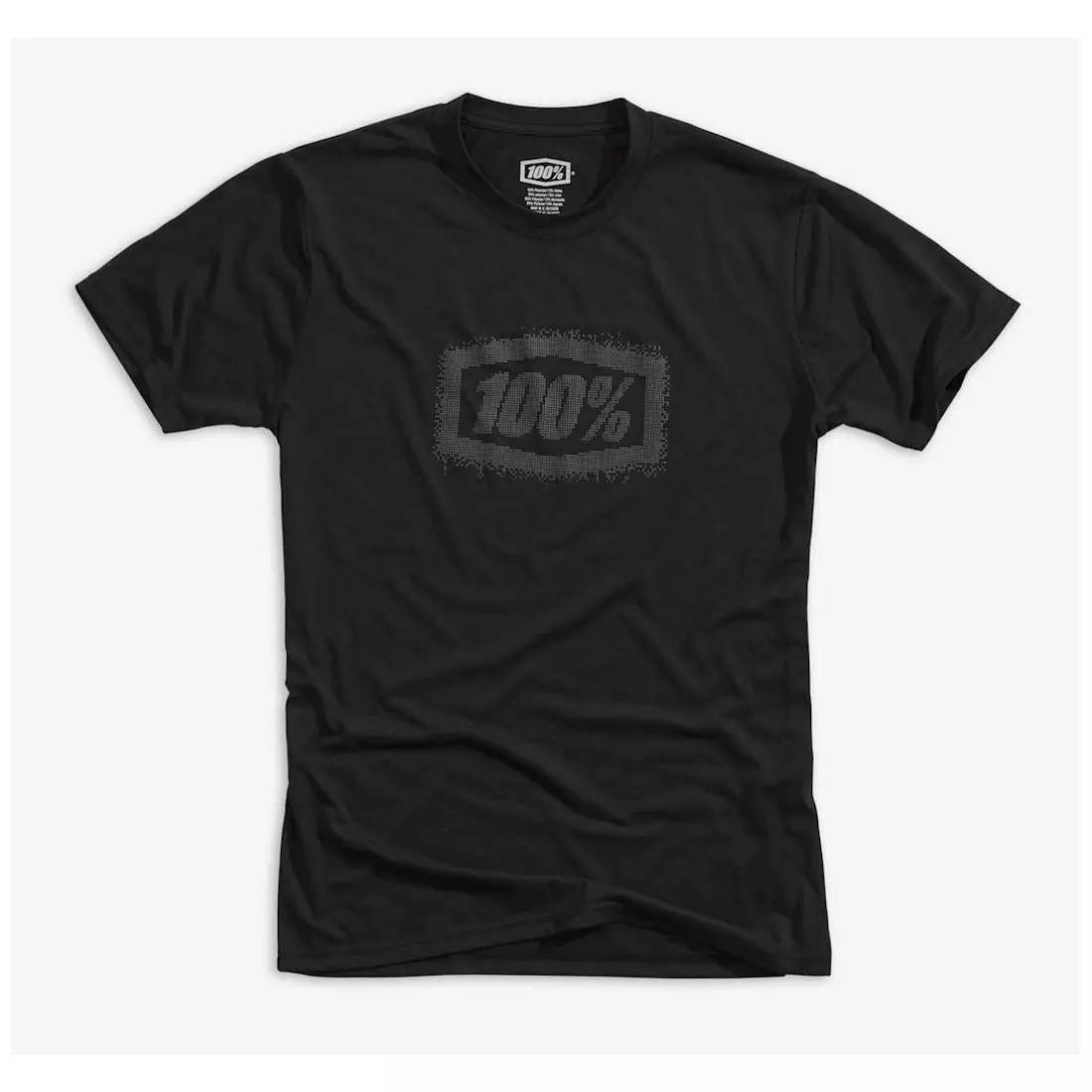 100% pánske tričko s krátkym rukávom positive tech tee black STO-35011-001-11