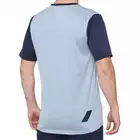 100% pánske tričko s krátkym rukávom ridecamp light slate navy STO-41401-249-10